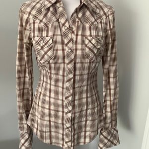 GUESS jeans- “western look “ shirt size small